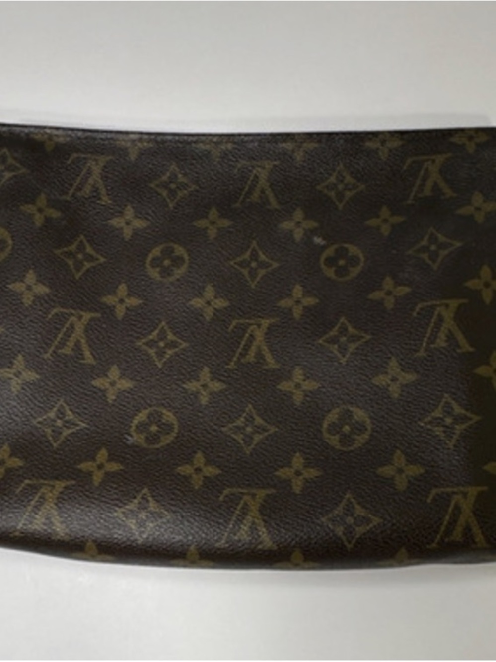 Louis Vuitton Monogram Canvas Pouch - Brown/Gold Motif (Large)